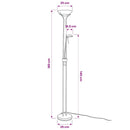 LED-gulvlampe dæmpbar 23 W