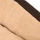 hundeseng XXL brun og beige