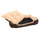 hundeseng XXL brun og beige