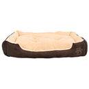 hundeseng XXL brun og beige