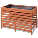 plantekasse 100x50x71 cm træ