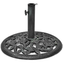parasolfod støbejern 12 kg 48 cm