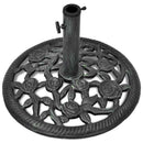 parasolfod støbejern 12 kg 48 cm