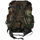 Militærinspireret rygsæk 65 l camouflage