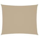 solsejl Oxfordstof rektangulær 4 x 6 m beige