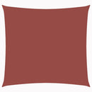 solsejl Oxford-stof firkantet 3,6 x 3,6 m terracotta