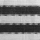 Balkonafskærmning HDPE 75x400 cm antracitgrå/hvid