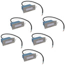 forsænket LED-trappelys 6 stk. 44x111x56 mm
