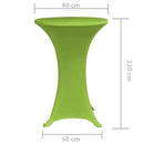 bordovertræk i stretch 2 stk. 80 cm grøn