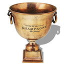 Trofæpokal champagnekøler kobber brun