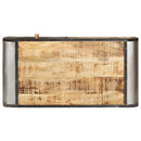 sofabord 100x50x35 cm massivt mangotræ