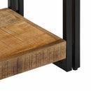 tv-skab 90x30x40 cm massivt mangotræ