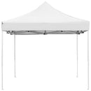 foldbart festtelt aluminium 4,5 x 3 m hvid