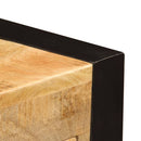 skrivebord med 2 skuffer 110 x 50 x 77 cm massivt mangotræ