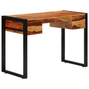 skrivebord med 2 skuffer 110 x 50 x 77 cm massivt akacietræ