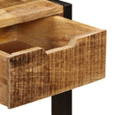 skænk med 3 skuffer 110x35x75 cm massivt mangotræ