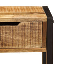 skænk med 3 skuffer 110x35x75 cm massivt mangotræ