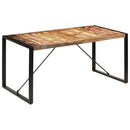 spisebord 160x80x75 cm massivt genanvendt træ