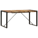 spisebord 160x80x75 cm massivt genanvendt træ