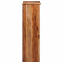 bogreol 50x30x100 cm massivt træ