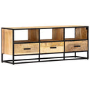 tv-skab 120x30x45 cm massivt mangotræ