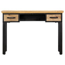 skrivebord 110x50x76 cm massivt mangotræ