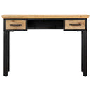skrivebord 110x50x76 cm massivt mangotræ