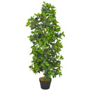 kunstig plante laurbærtræ med utepotte grøn 120 cm