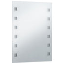 LED-vægspejl til badeværelset 60x80 cm
