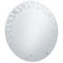 badeværelsesspejl med LED-lys 80 cm