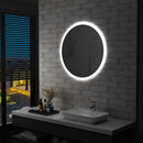 badeværelsesspejl med LED-lys 80 cm