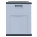 hyndeboks 320 l grå og sort