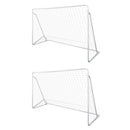 fodboldmål 2 stk. 240 x 90 x 150 cm