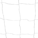 fodboldmål 2 stk. med net 182x61x122 cm stål hvid