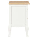 sengeborde 2 stk. 35x30x49 cm MDF hvid