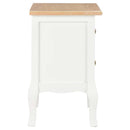 sengeborde 2 stk. 35x30x49 cm MDF hvid