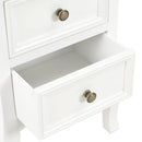 sengeborde 2 stk. 35x30x49 cm MDF hvid