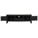 tv-skab massivt mangotræ 118 x 30 x 40 cm sort