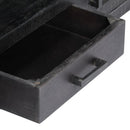 tv-skab massivt mangotræ 118 x 30 x 40 cm sort