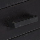 tv-skab massivt mangotræ 118 x 30 x 40 cm sort