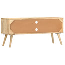 tv-skab 100x30x45 cm massivt mangotræ