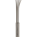 standerlampe 200 cm 5 x E14 sølvfarvet