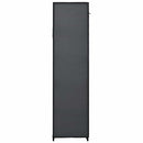 foldbart klædeskab 110 x 45 x 175 cm stof grå
