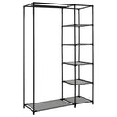 foldbare klædeskabe 2 stk. 110 x 45 x 175 cm stof grå