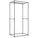 klædeskab 75x50x160 cm cremefarvet