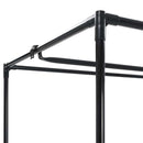 klædeskab 75 x 50 x 160 cm grå