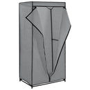 klædeskab 2 stk. 75 x 50 x 160 cm grå