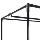 klædeskab 2 stk. 75 x 50 x 160 cm grå