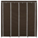 klædeskab med 4 rum 175 x 45 x 170 cm brun