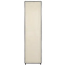 klædeskab med 4 rum 175x45x170 cm cremefarvet